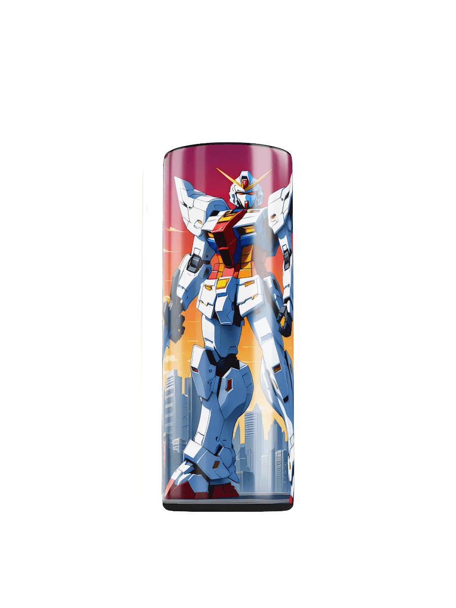 Anime Mecha Warrior 20 oz Skinny Stainless Steel Tumbler product image (1)