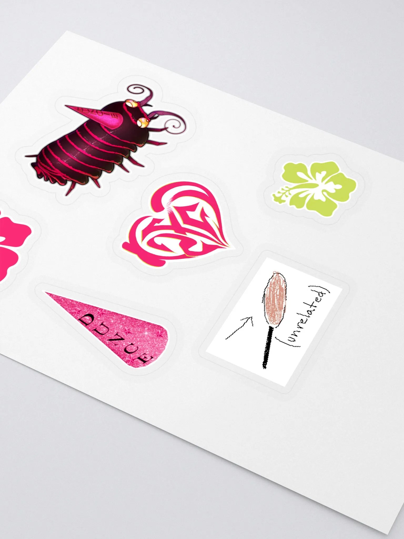 taffy sticker sheet product image (3)