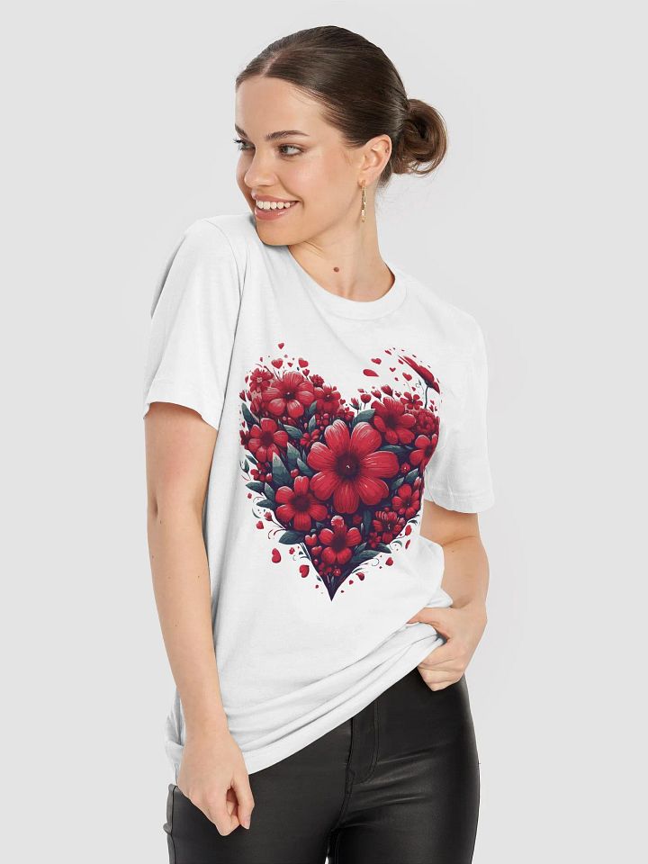 Floral Heart Delight T-Shirt product image (2)