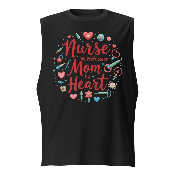 mom Nurse by Heart Muscle Tank product image (1)