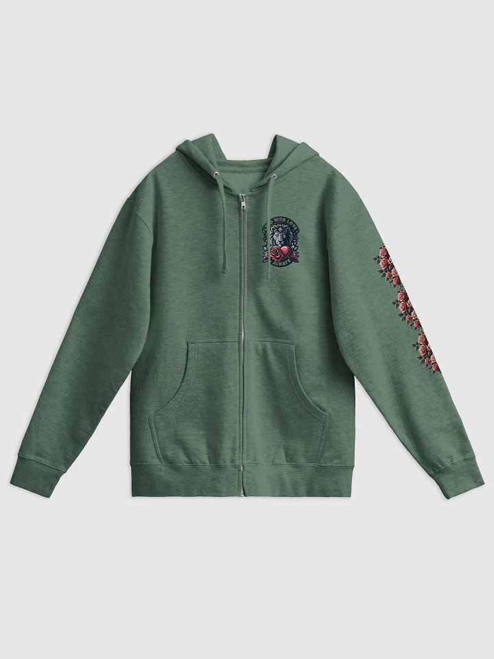 Lead with Love Crest Zip-Up Hoodie product image (2)