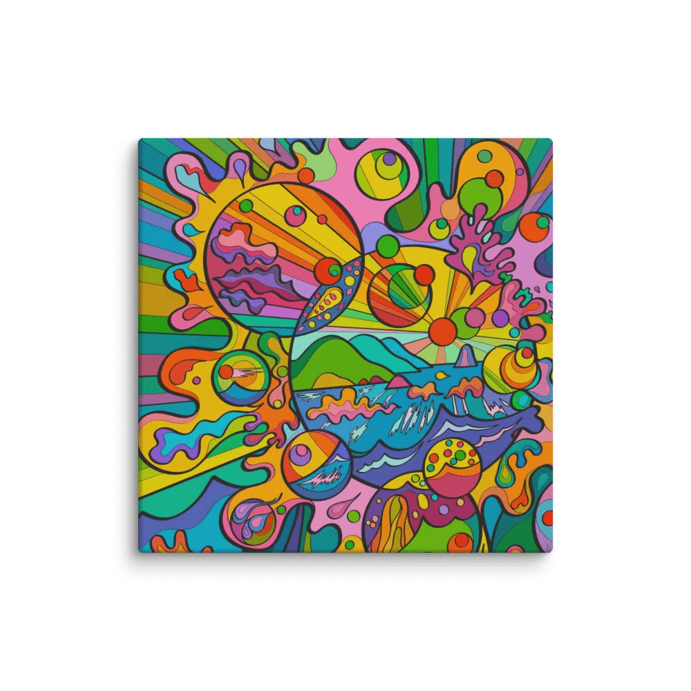 Blank Canvas: Unleash Your Creativity - Bright Sea Bubbles product image (1)