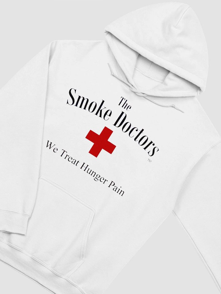 The Smoke Doctors Logo White Hoodie product image (1)