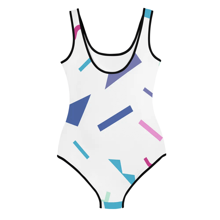 Geometric Splash Youth Swimsuit product image (2)