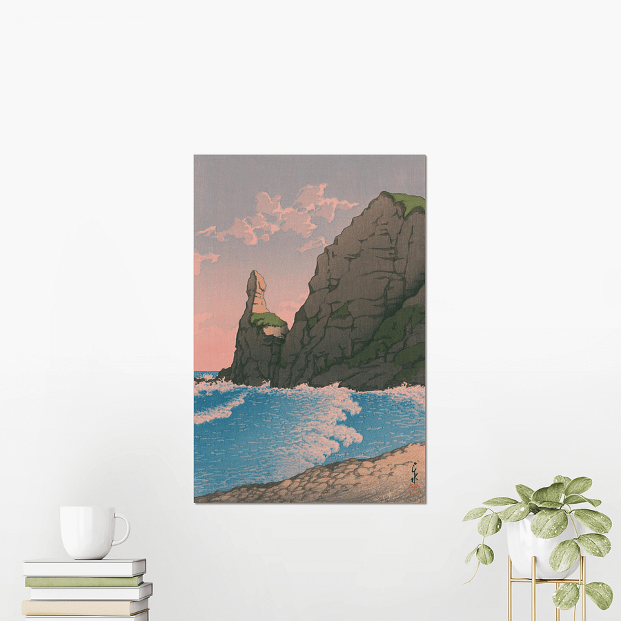 Setakamui Rock at Shirubeshi - Kawase Hasui product image (2)
