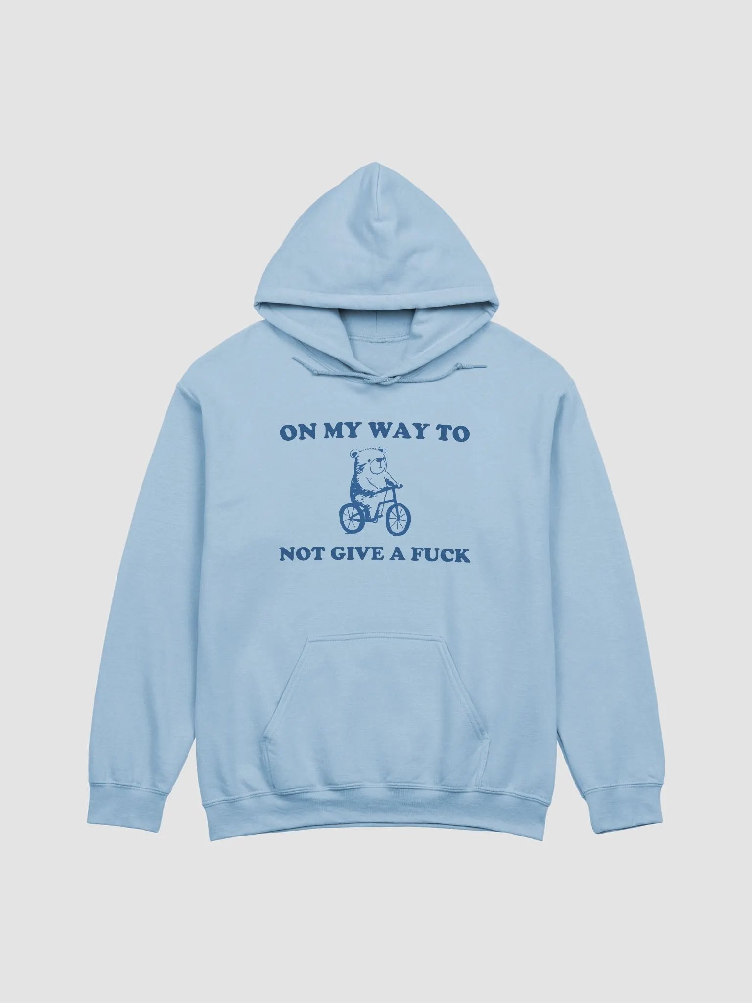 On my way to not give a fuck Hoodie product image (1)