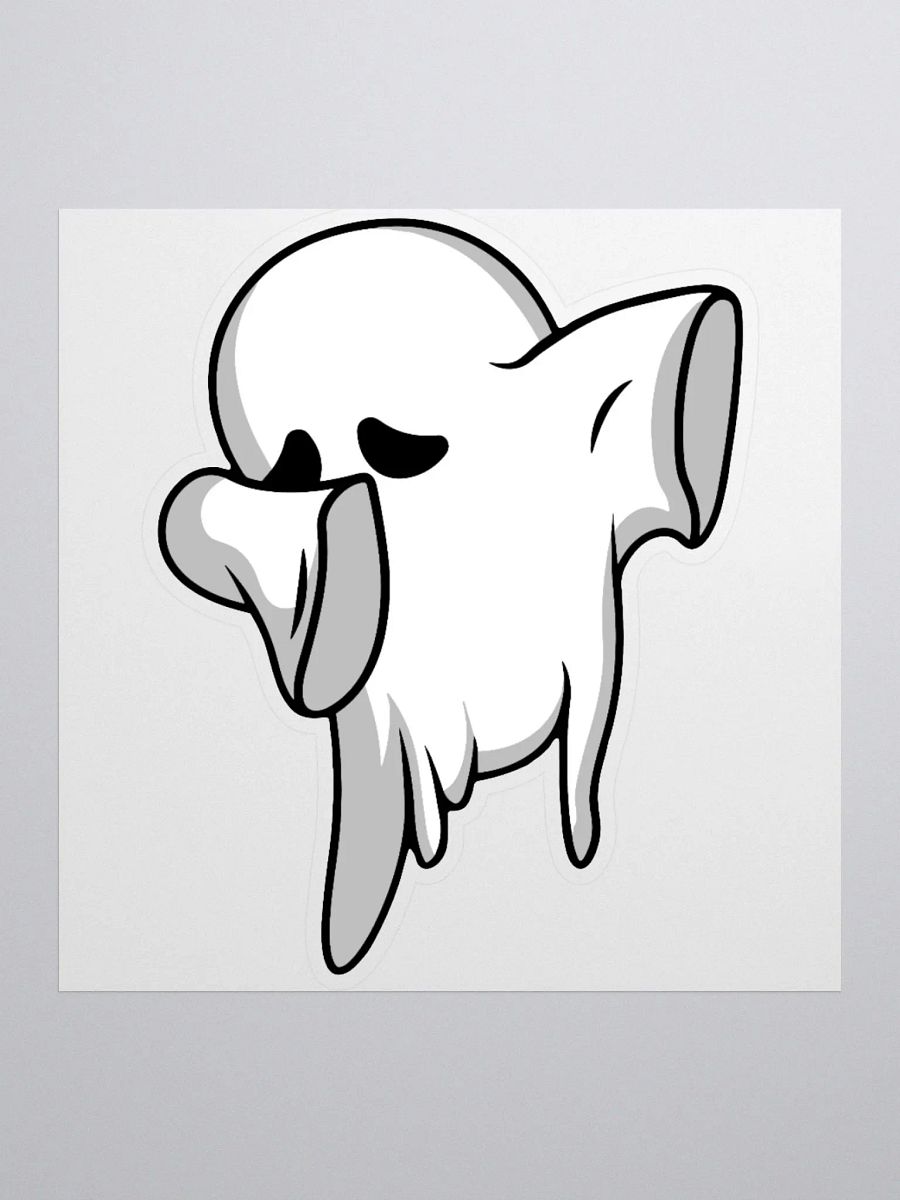 Whimsical Ghost Kiss Cut Stickers product image (1)