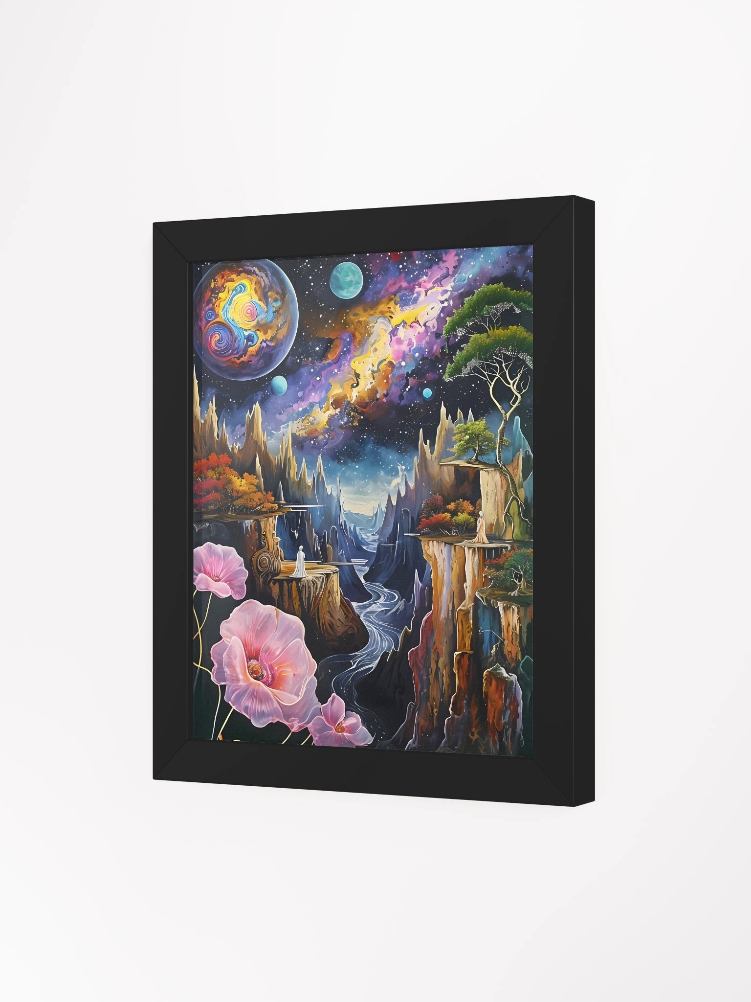 Cosmic Cliffside Dreamscape Poster product image (4)