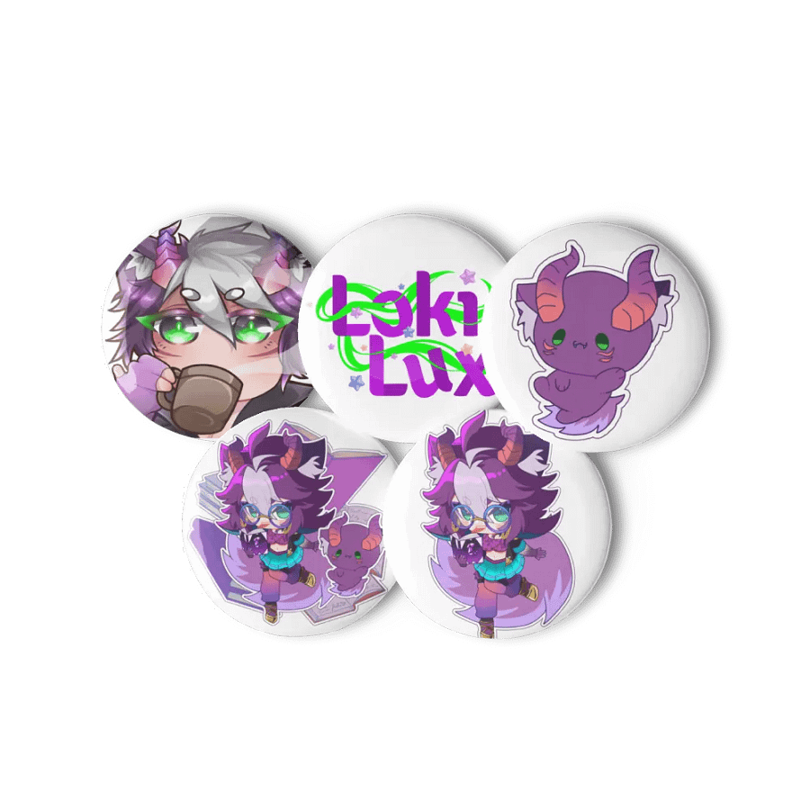 Set of 5 Loki Pins product image (11)