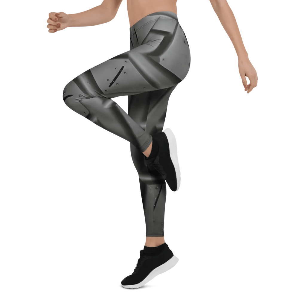 wet tire leggings black - 82% polyester product image (4)