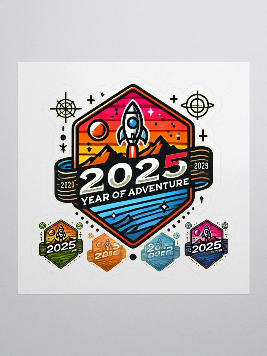 2025 Year of Adventure Kiss Cut Stickers product image (1)