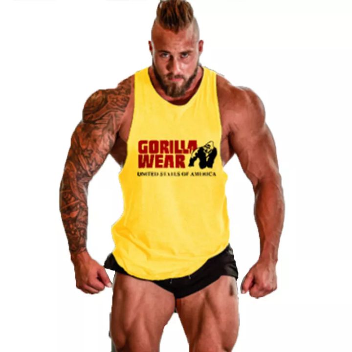 Men's Gym Muscle Bodybuilding Stringer Muscle Fitness Sleeveless Tank Top Vest product image (2)