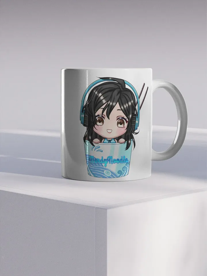 NerdyNoodle Logo Mug with Socials product image (1)