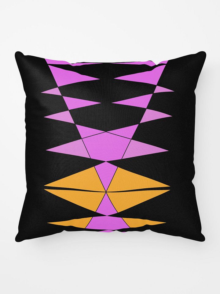 Orange and Purple Throw Pillows - Modern Geometric Pillows product image (1)