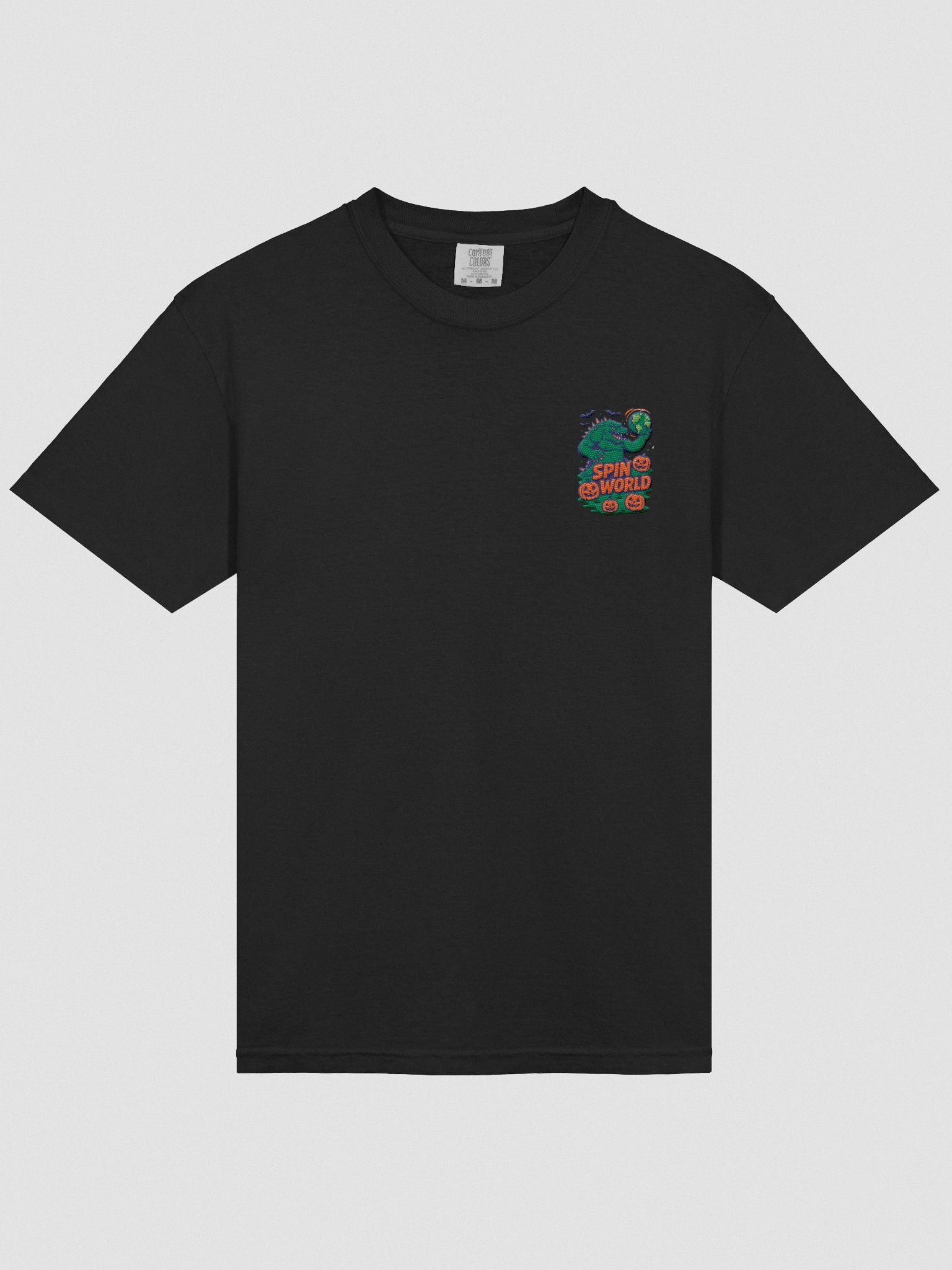 Halloween Monster Spins the World Heavyweigh T-Shirt product image (24)