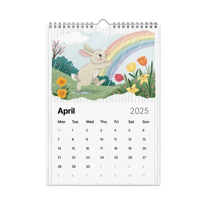 ADORABLE ANIMALS WALL CALENDAR 2025 product image (1)