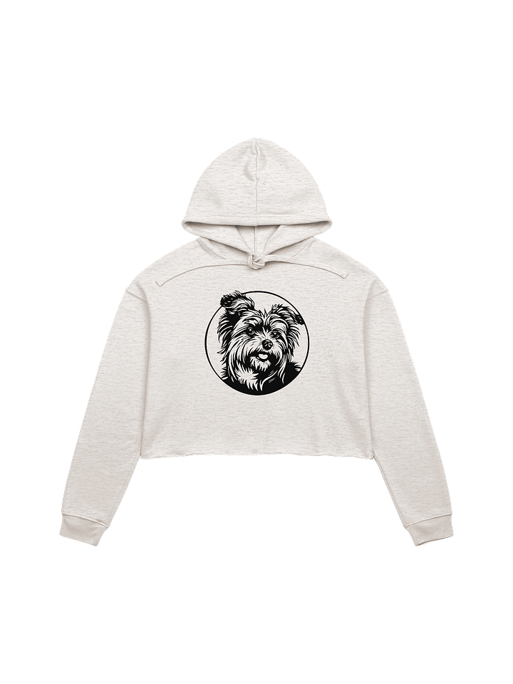 Adorable Yorkie Dog Crop Hoodie – Perfect for Dog Lovers product image (2)