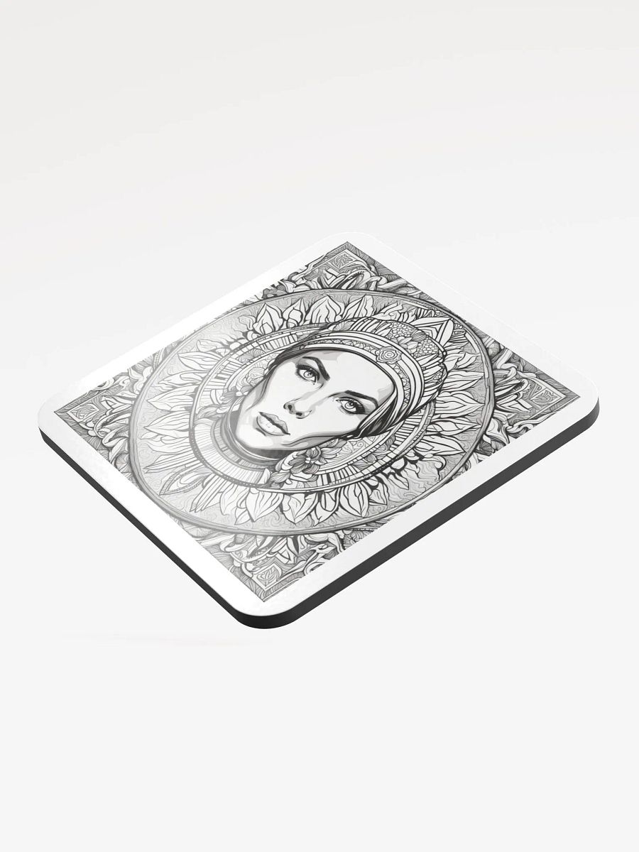 Serene Headdress Cork Coaster Set product image (3)