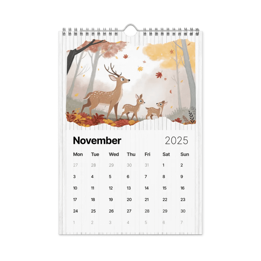 ADORABLE ANIMALS WALL CALENDAR 2025 product image (11)