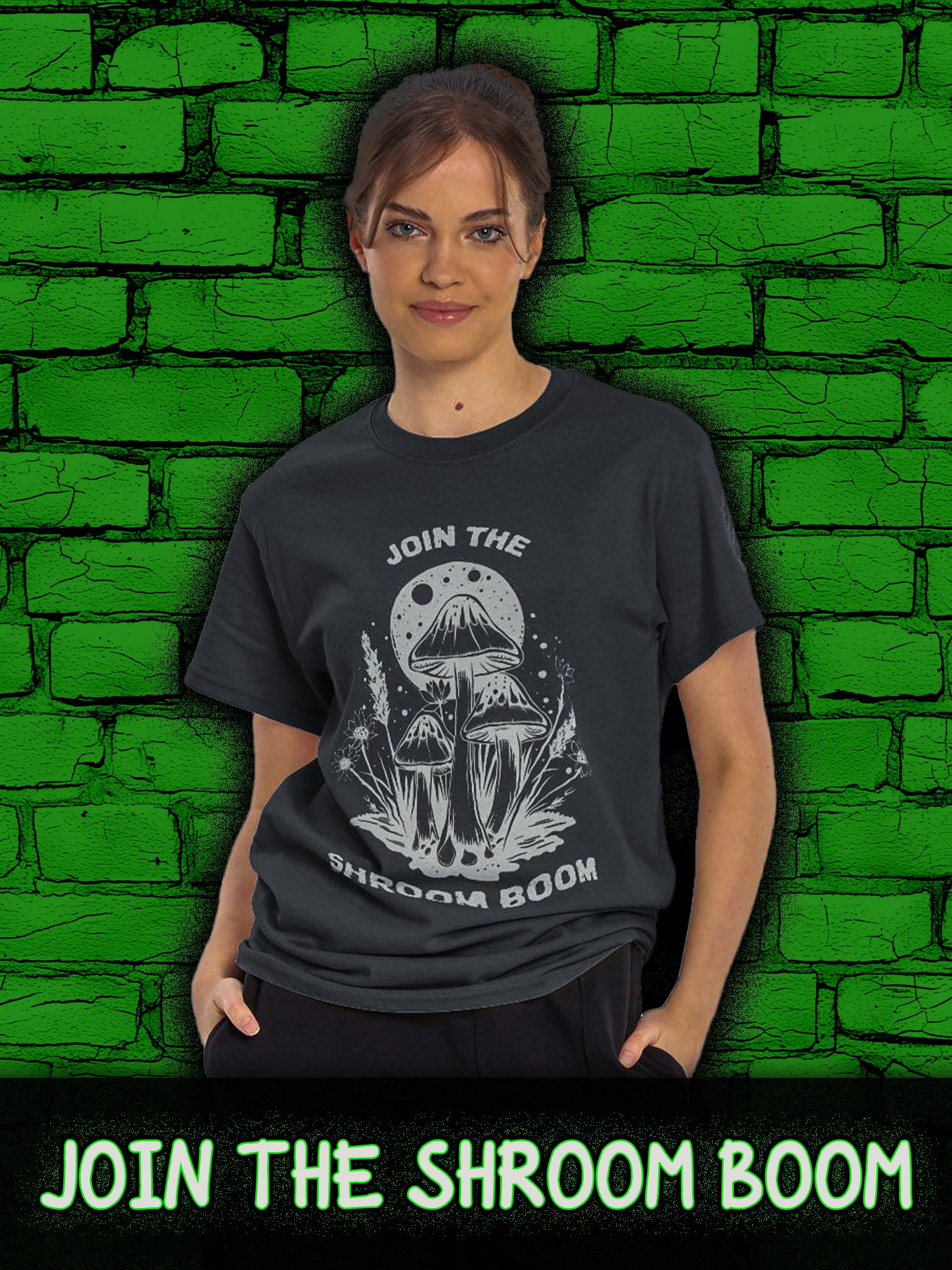 JOIN THE SHROOM BOOM Heavyweight T-Shirt product image (2)