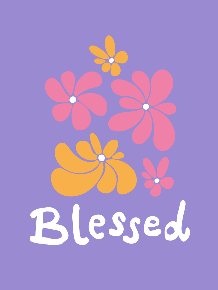 WLS T-shirt with print 'Blessed' product image (4)