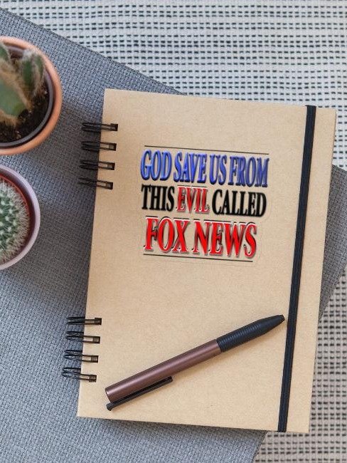 God Save Us From This Evil Called Fox News Digital Art Print Download product image (2)