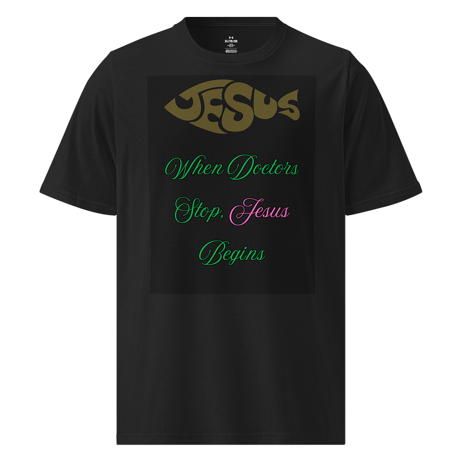 Divine Intervention Jesus Fish Athletic Tee product image (1)