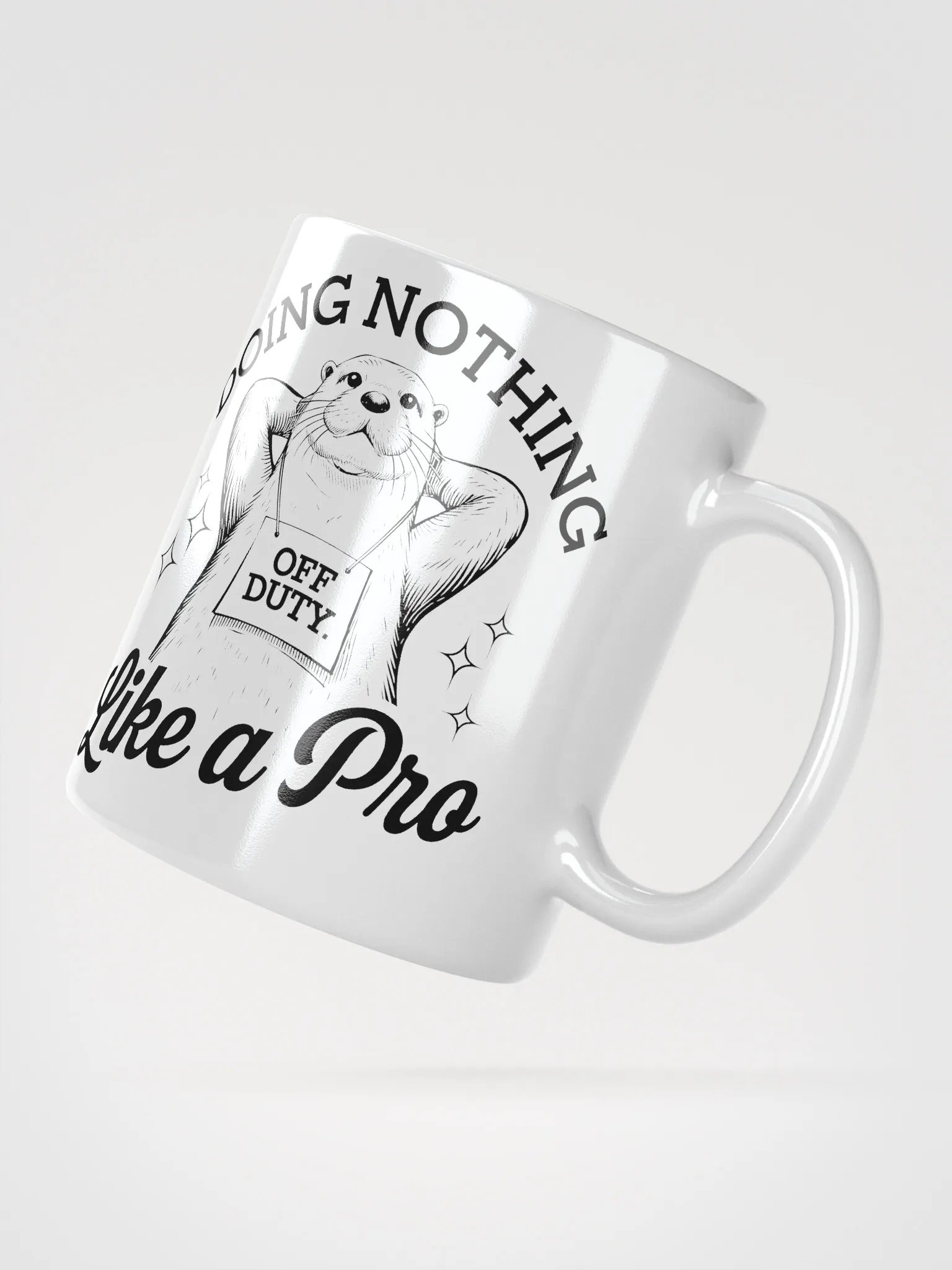 Otter Doing Nothing Like A Pro Mug product image (5)