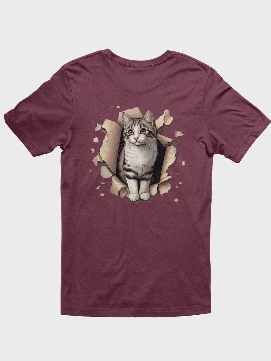 Breakthrough Cat Tee Unisex T-shirt (Backprint) product image (1)