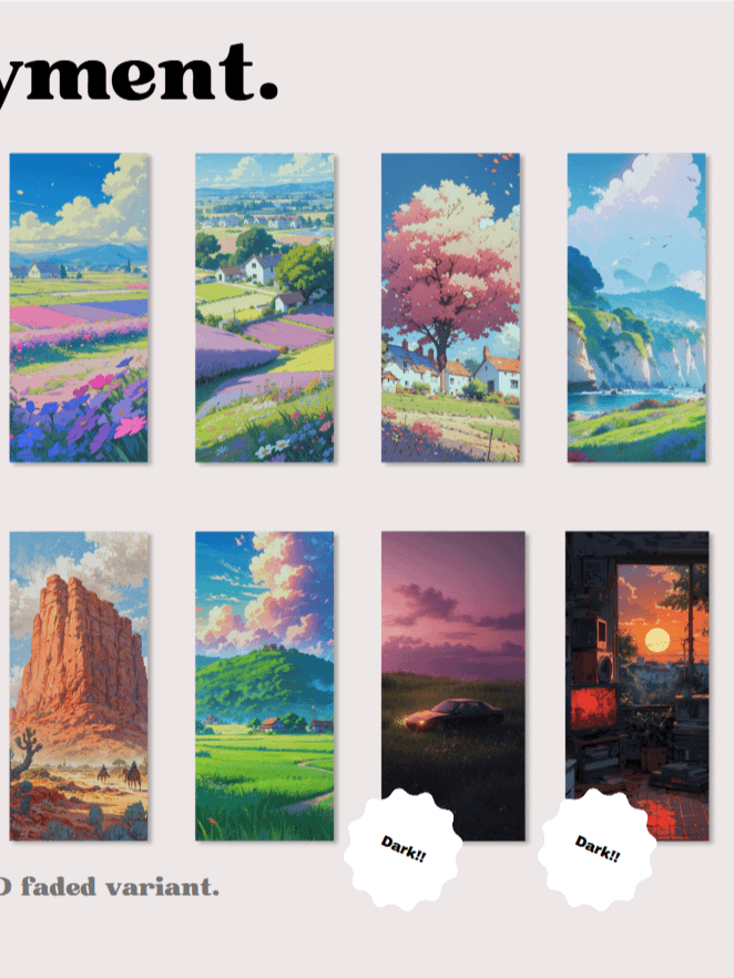 Enjoyment Amoled Fade Wallpaper Pack product image (5)
