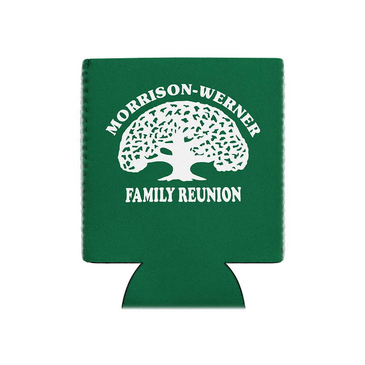 "Morrison-Werner Family Tree" Can Coozie (Green) product image (1)