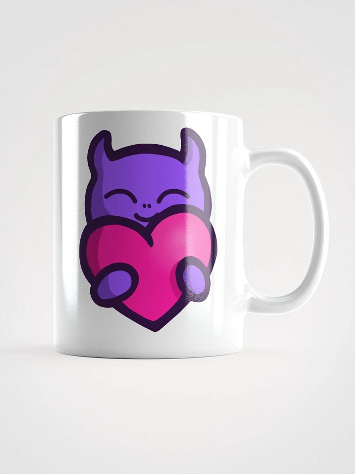 White Mug with Heart Jeffrey product image (1)