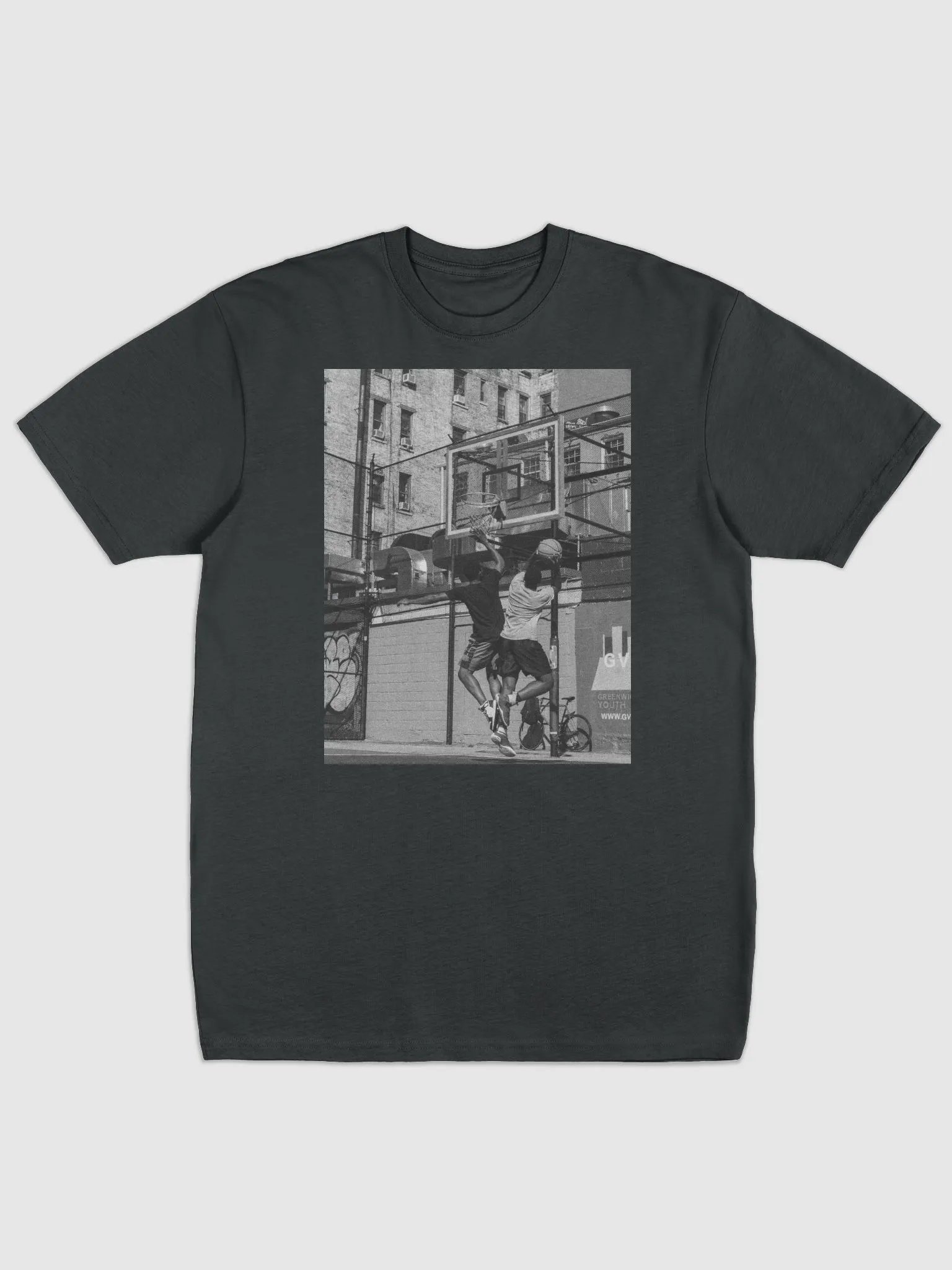 "Showdown Basketball" Cotton Heritage Premium Heavyweight Tee - 01293 product image (1)
