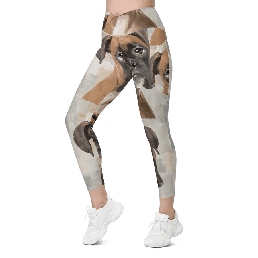 Floppy Eared Boxer All-Over Print Leggings product image (6)