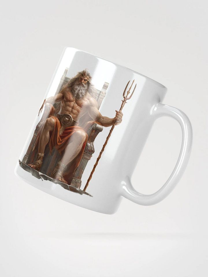 Poseidon - The God of the Oceans White Glossy Mug product image (2)