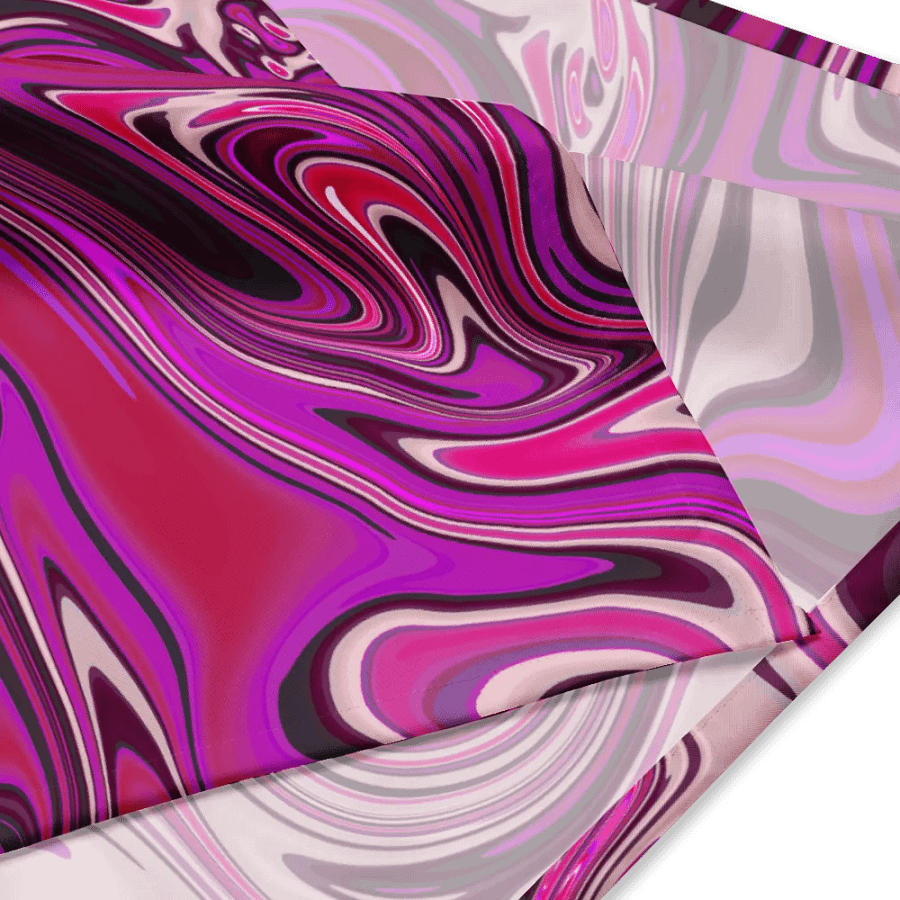 Bandana - Pink and Purple Digital Fluid Art product image (6)