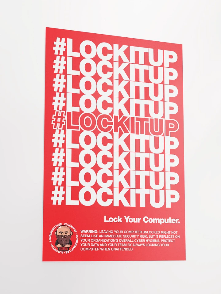 #LOCKITUP - Poster (Red) product image (2)
