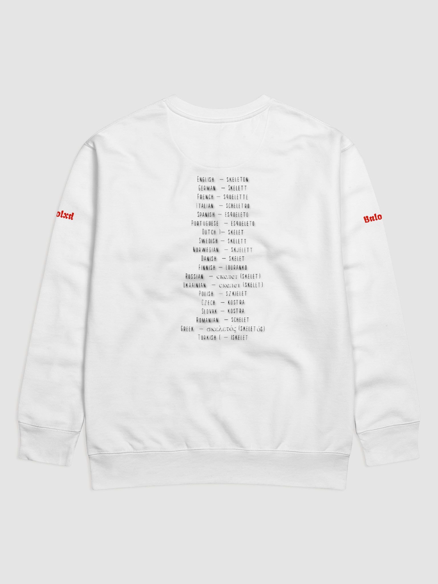 BalolxD - SKELETON In 19 language Jacket product image (2)