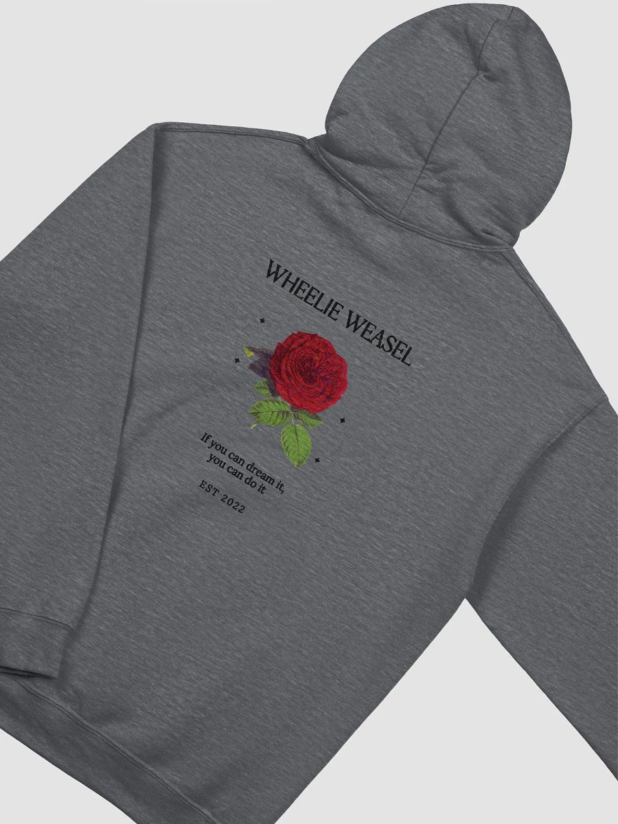 Red Rose Wheelie Weasel Hoodie product image (4)