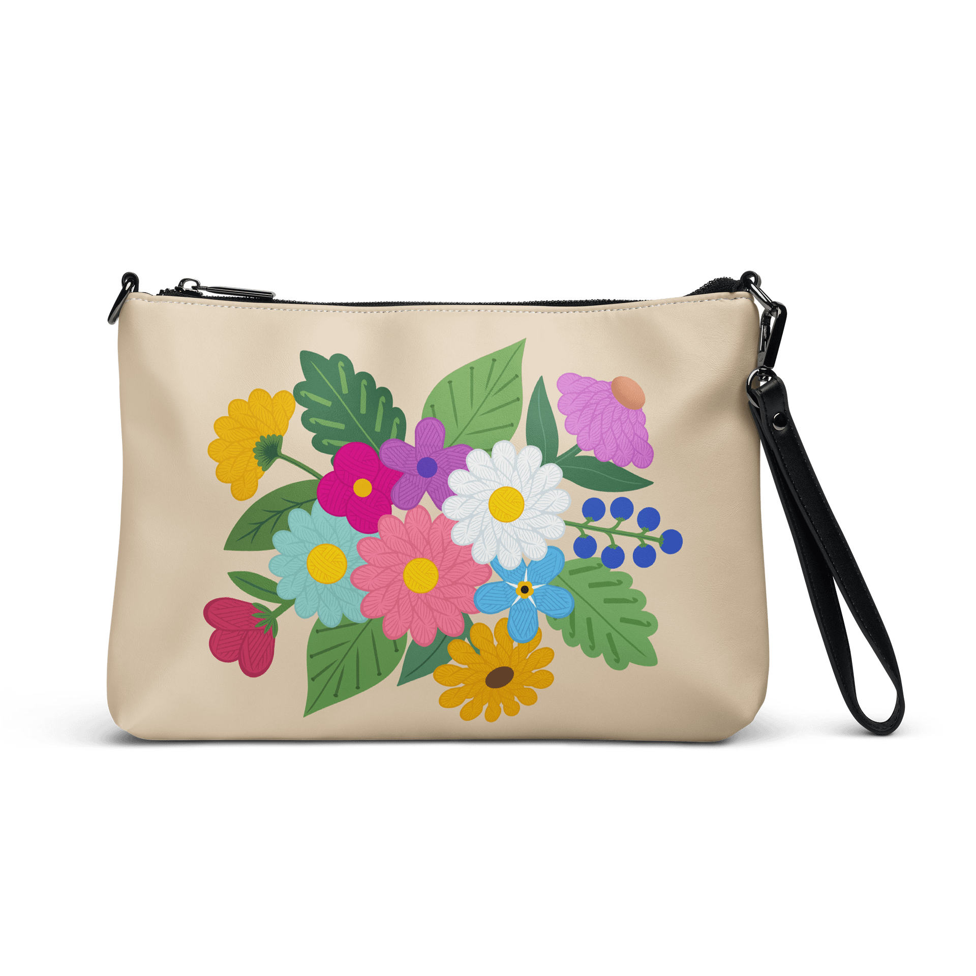 Floral Yarn Crossbody Purse product image (1)