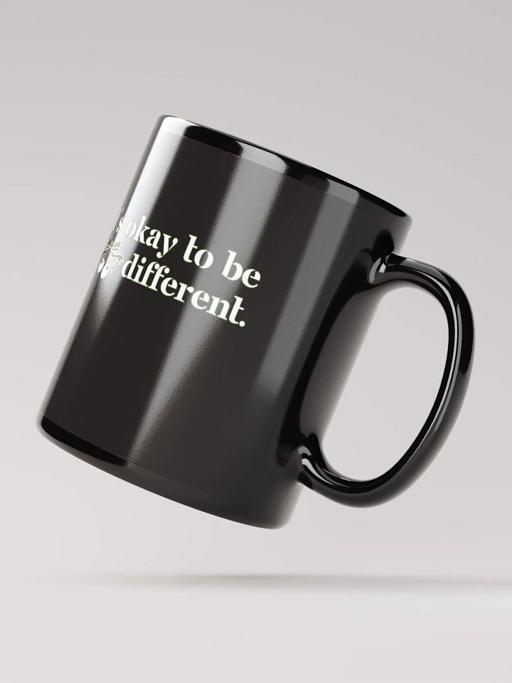 It`s Okay to Not Be Okay Black Glossy Mug product image (2)