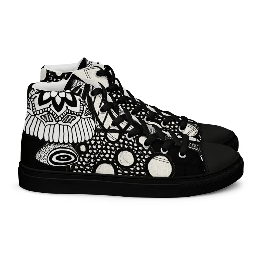 Mystical Mushroom Womens High Tops product image (2)