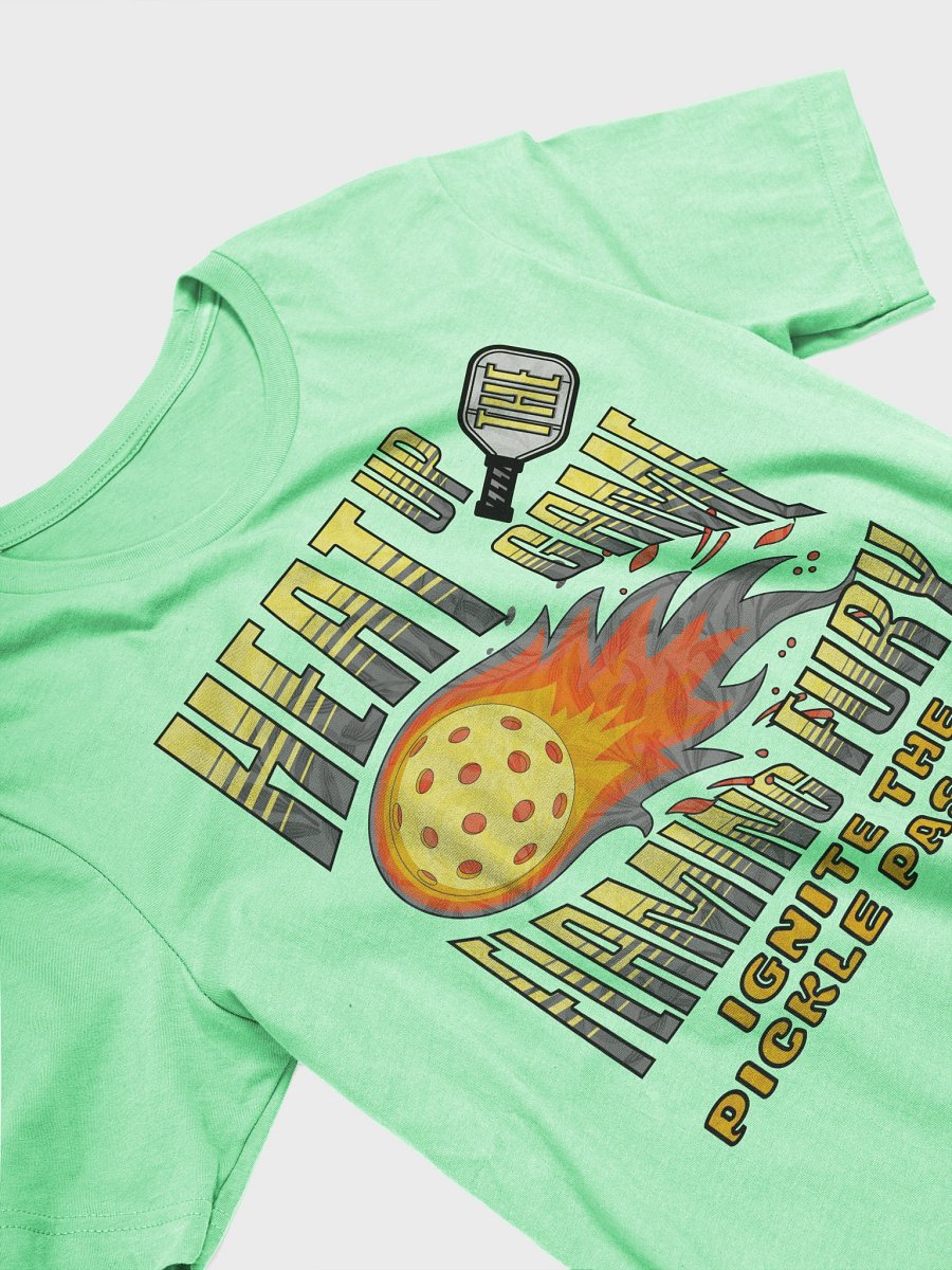 Heat Up The Game Flaming Fury Pickleball T-Shirt product image (2)
