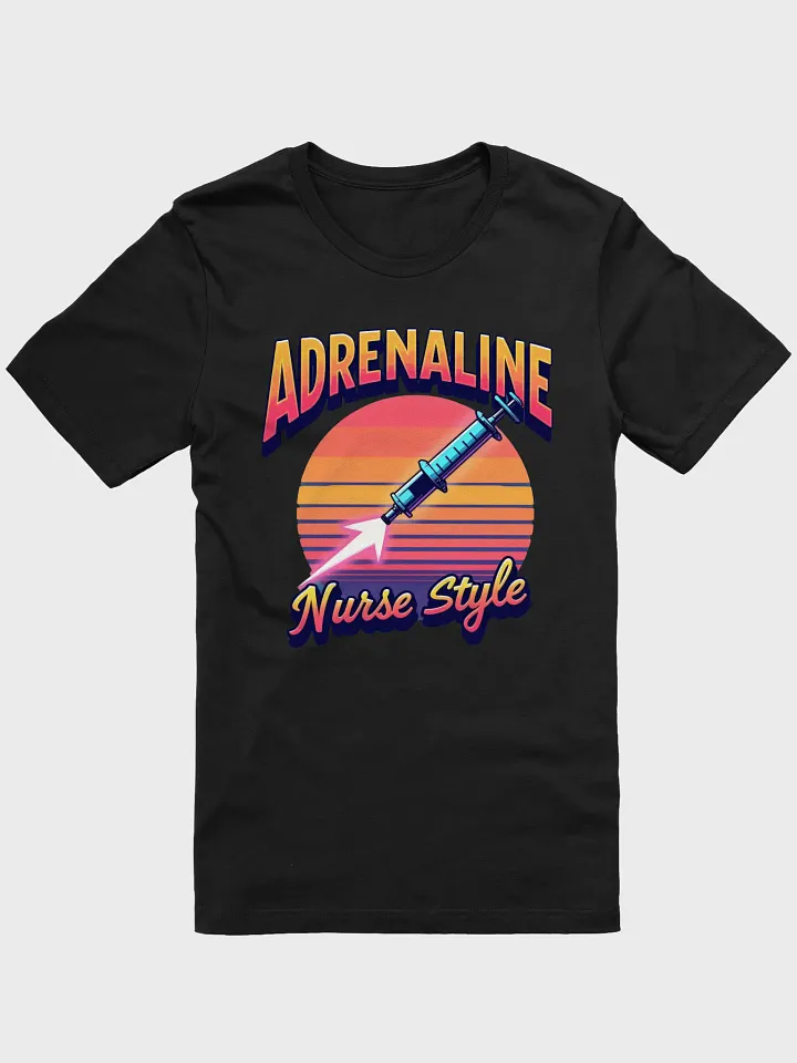 Adrenaline Nurse Style Retro T-Shirt product image (1)