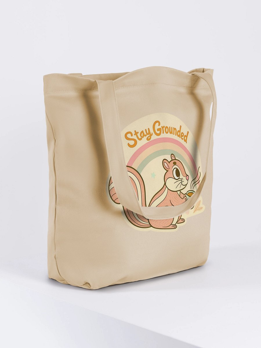 Stay Grounded Chipmunk Eco Tote product image (4)