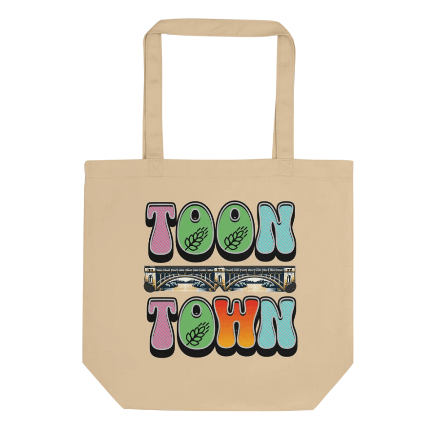 Toon Town Saskatoon Eco-Friendly Tote Bag product image (1)