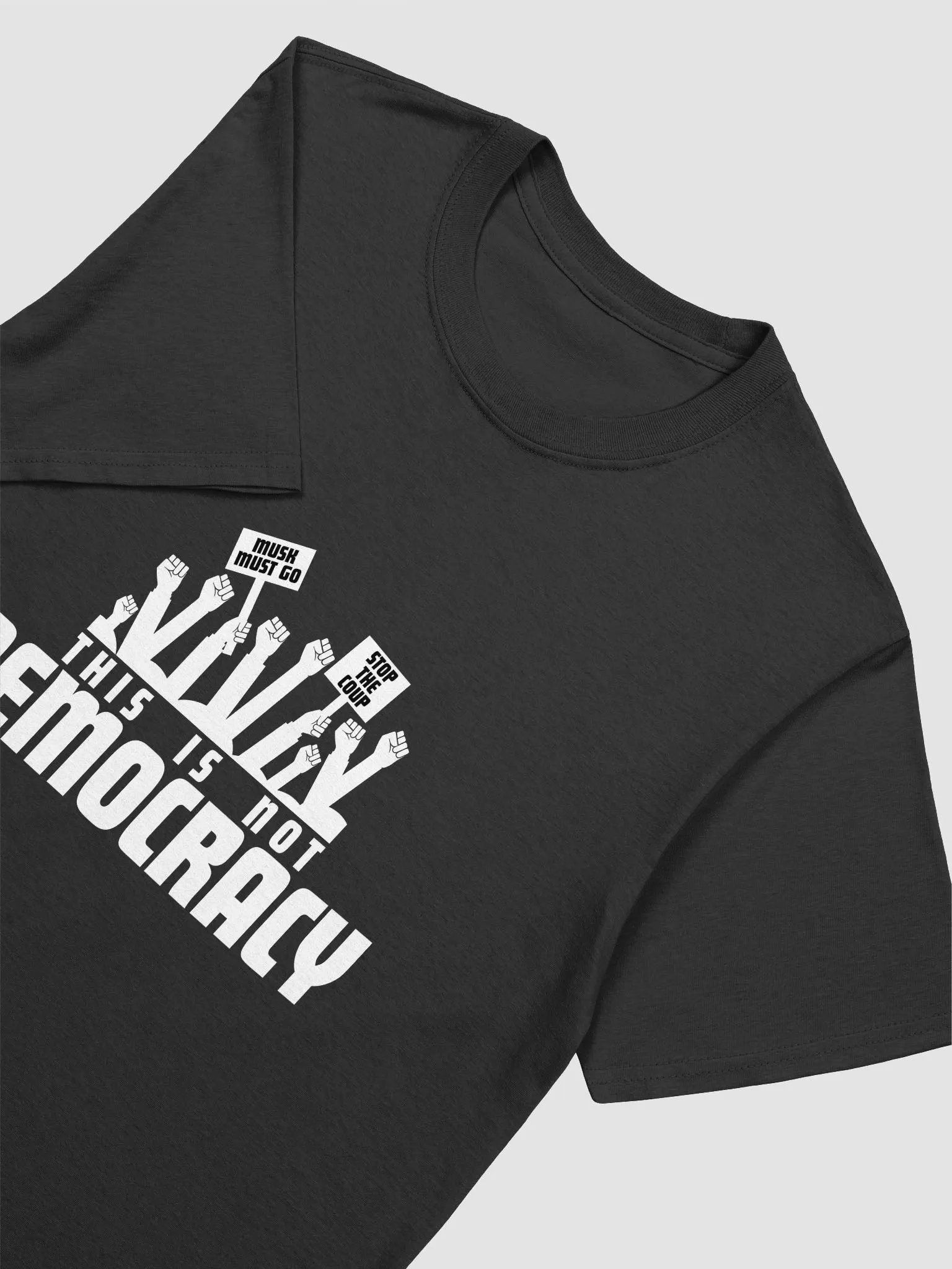NOT DEMOCRACY Unisex Softstyle Tee product image (3)