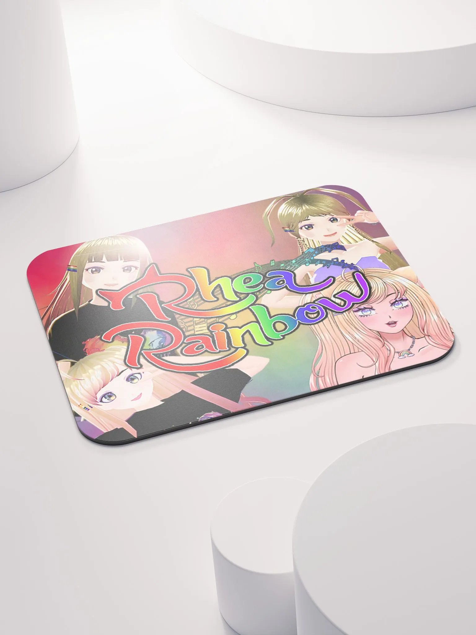 🌈Rhea Rainbow "POGgression" Mouse Pad product image (4)