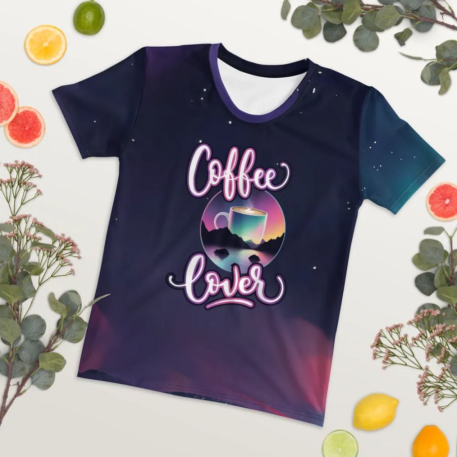 Coffee Lover All Over Print T-shirt product image (7)