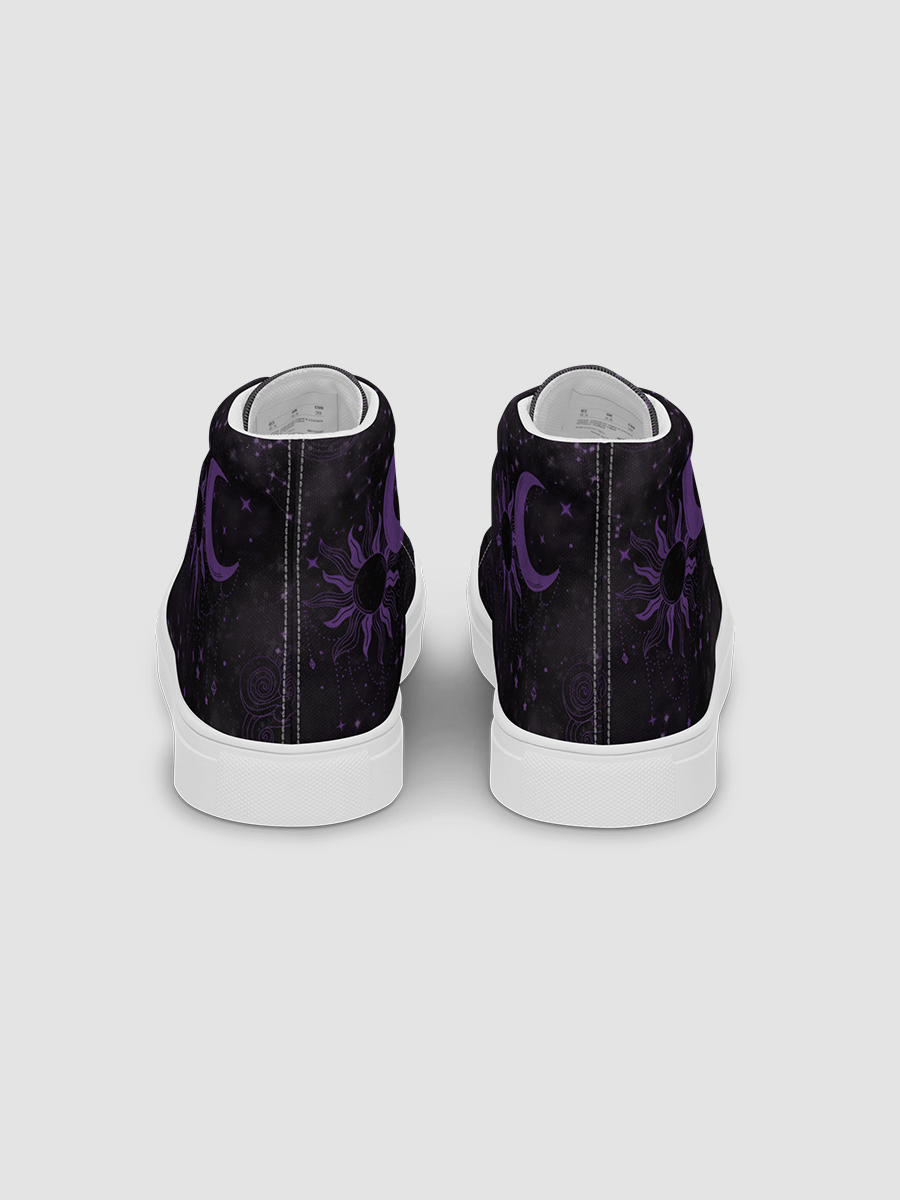 Moon and Sun Women's High Top Canvas Shoes product image (8)
